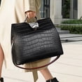 thumbnail image 3 of Women's Handbag Texture Crocodile Pattern Women's Handbag Large Capacity Middle-aged Mother's Bag, 3 of 6
