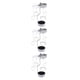 thumbnail image 1 of Advancent Spinning Metal Carrusel Tea Light Candle Holder Stand Light Decoración Navidad Encanto de amor 3piezas Advancent CBP016626, 1 of 6
