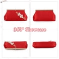 thumbnail image 2 of LinYooLi Women's Satin Evening Clutch Bag Elegant Flower Formal Handbag Simple Classic Purse for Wedding/Prom/Party, 2 of 6