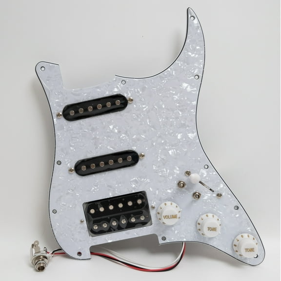 SSH Guitar Prewired Loaded Pickguard, with Alnico 5 Humbucker & single coil Pickup, For Fender Strat Guitar