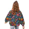 thumbnail image 5 of Odeerbi Kids Girls Christmas Crewneck Sweatshirts Fall Winter Pullover Sweatshirt Christmas Printed Long Sleeve Sweatshirt Kids Clothes Dark Blue, 5 of 8