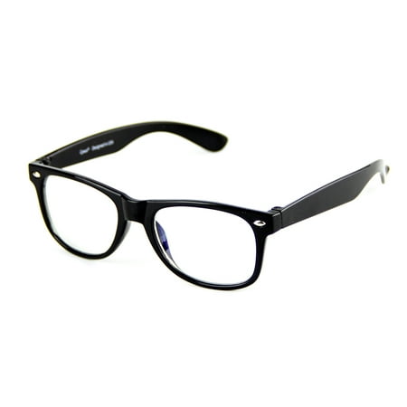 Cyxus Kids/Teens Blue Light Blocking Computer glasses for Anti Eyestrain UV400, Classic Black Frame Eyewear(Five Colors Available)