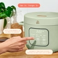 thumbnail image 6 of Beautiful 14-Cup Cooked, 6-Cups Uncooked Electric Rice and Grain Cooker, EverGood™ Ceramic Nonstick Coating, Sage Green by Drew Barrymore, 6 of 17