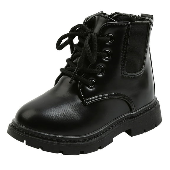 KaLI_store Winter Boots for Toddler Girls Girls Boots Winter Boot Keep Warm Toddler Little Kid Boots A,8.5