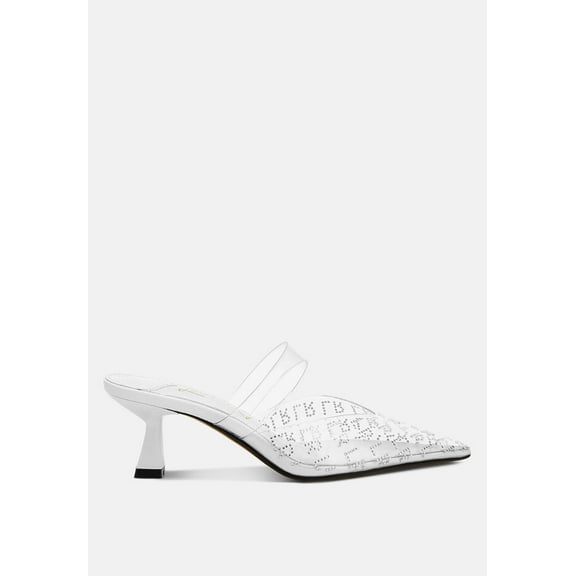 Holin Pointed Toe Kitten Heels