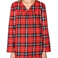 thumbnail image 4 of Casual Nights Women's Flannel Floral Long Sleeve Nightgown, 4 of 5