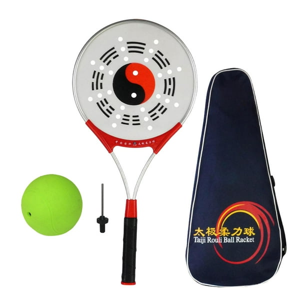 Juego de pelota de raqueta Tai, pelota de softbol para fitness, pelota Rouli portátil para ejercicios de personas mayores Conjunto D