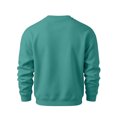 thumbnail image 4 of OIOLOYJM Sweatshirts for Men Long Sleeve Casual Crew Neck Relaxed Fit Workout Pullover Retro Classic Cozy Clothes Turquoise S, 4 of 4