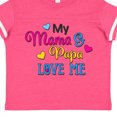 thumbnail image 4 of Inktastic My Mama and Papa Love Me with Hearts Boys or Girls Toddler T-Shirt, 4 of 5