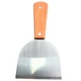 thumbnail image 5 of 1Pc Steak Spatula For Barbecue Baking Pizza Stainless Steel Metal Spatula Turner Flat Burger Pancake Pizza Grill Flipper, 5 of 9