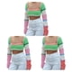 thumbnail image 2 of Minnieouse Pantalones cortos holgados y ajustados elásticos de tela transpirable para ir de compras Patrón de rayas clásico para todas las Type1 NO1, 2 of 6