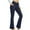Navy, variant on Hfyihgf Women's Flare Leggings V Crossover High Waist Casual Workout Bootcut Yoga Pants with Pockets(White,XXL)