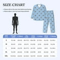 thumbnail image 3 of KLL French Bulldog2 Sleepwear Mens Flannel Pajamas,Long Cotton Pj Set, 3 of 7