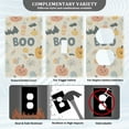 thumbnail image 3 of Yayeee Blank Wall Plate Cover 1-Gang 4.5"x2.7" Home Unused Decorative Outlet, Halloween Cute Pumpkins, 3 of 7