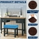 thumbnail image 3 of Funda de taburete de bar Uxcell Rectangular, Funda de asiento de taburete de barra lavable y elástica con banda elástica para silla de banco de madera y metal (Marrón, 4Pcs), 3 of 6