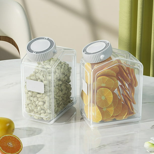 Grand Conteneur de Stockage Alimentaire avec Couvercle, Baril de Riz et Bac à Grains pour Ingrédients de Cuisine Secs Café Grand Conteneur de Stockage Alimentaire avec Couvercle, Baril de Riz et Bac à Grains pour Ingrédients de Cuisine Secs Café