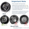 thumbnail image 2 of Blender Replacement Parts for Ninja, 24oz Ninja Blender Cups with To-Go Lids, 7 Fins Extractor Blade, Compatible with Nutri Ninja Auto iQ Blenders BL2012 BN801 BL480-30 BL640-30 BL642-30 NN100-30, 2 of 9