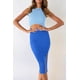 thumbnail image 4 of Vestido PRETTYGARDEN Azul Celeste-Azul, Talla Grande, Ajustado Sin Mangas, 4 of 5