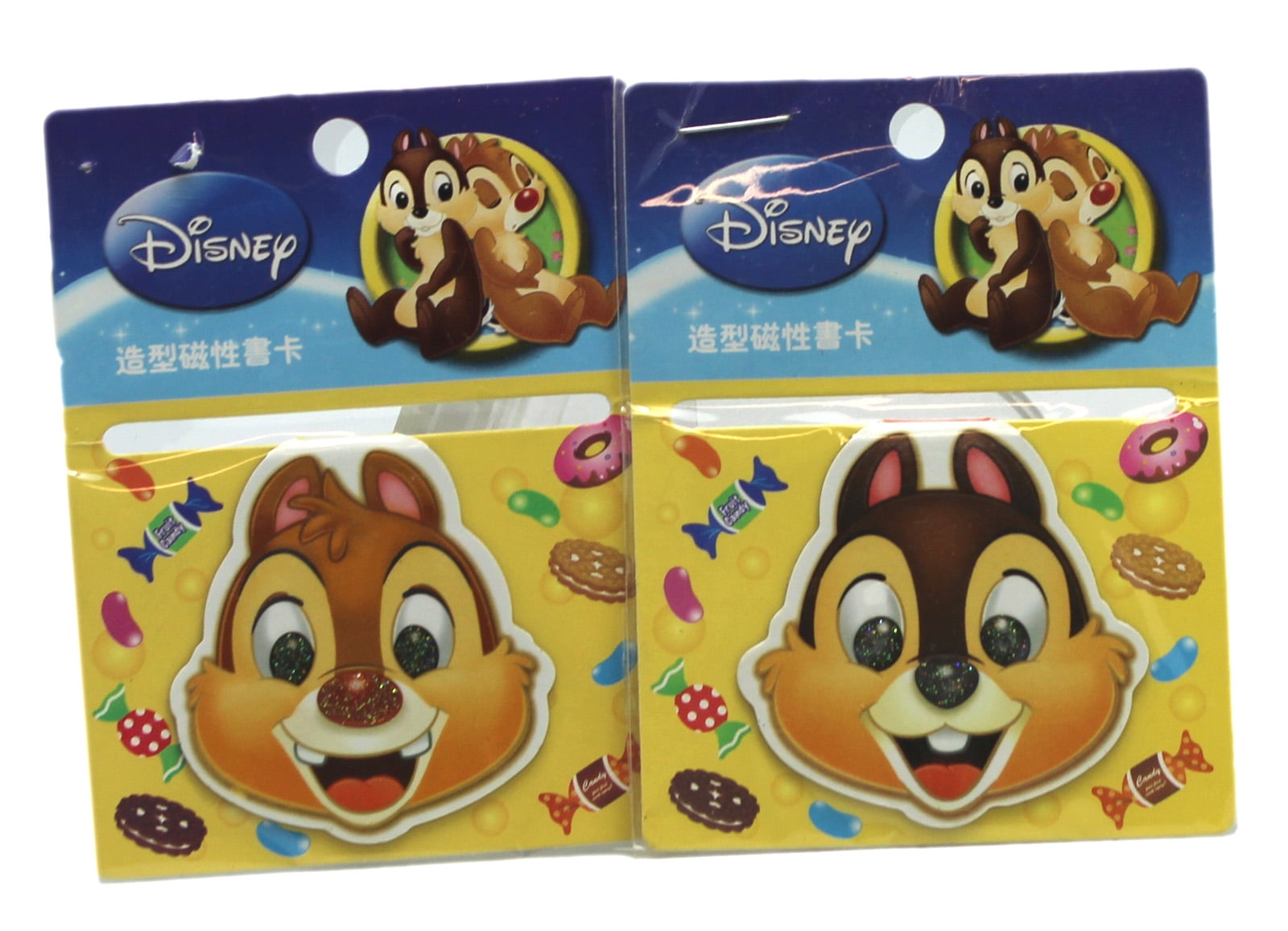 Chip and Dale Faces Bookmark Set (2 Bookmarks)