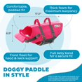 thumbnail image 4 of Outward Hound Granby Splash - Chaleco salvavidas para perro, color rosa, talla grande, 4 of 5