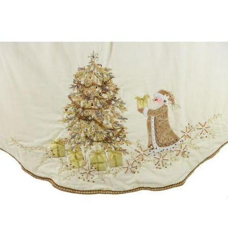 seasons designs 56 inch ivory christmas tree skirt with seasons designs 56 inch ivory christmas tree skirt with