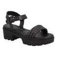 thumbnail image 1 of Sandalia Real Jungle Mujer Casual Resistente Verano Primavera Negro 23, 1 of 4