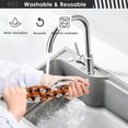 thumbnail image 7 of Coolnut 2 Pack Faucet Mat Splash Guard for Kitchen Sink, Drawn 14x5 Inch Super Absorbent Microfiber Sink Protector Mat, Kitchen Sink Mat Machine Washable Kitchen Sink Accessories, 7 of 7