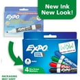 thumbnail image 3 of Expo, SAN82074, Low Odor Markers, 4 / Pack, 3 of 6