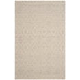 thumbnail image 2 of SAFAVIEH Marbella Alicia Geometric Diamonds Wool Area Rug, Silver/Ivory, 6' x 9', 2 of 7