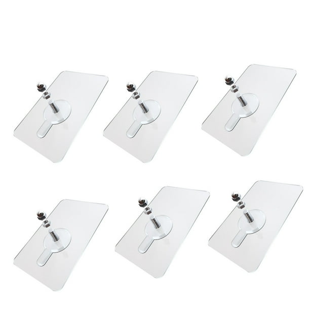 Alueeu Nail Free Wall Hook Screw Adhesive Non-Trace No Drilling for Bathroom Kitchen No trace nails wall nails free punching free nails installation hanger pendant paste screw rod traceless nails 10mm - Alueeu Nail Free Wall Hook Screw Adhesive Non-Trace No Drilling for Bathroom Kitchen No trace nails wall nails free punching free nails installation hanger pendant paste screw rod traceless nails 10mm -