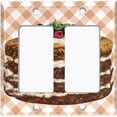 thumbnail image 6 of Metal Light Switch Plate Cover Elegant Chocolate Cake Dessert CAK008, 6 of 13