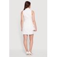 thumbnail image 3 of Women's Eyelet Tie Waist Belted Shirt Dress, 3 of 3