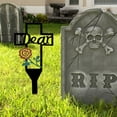 thumbnail image 4 of YAOMOBB Ground Stake Decorative Garden Stake Iron Stake with Hollow Out Rose Heart Letter Design for Cemetery, 4 of 7