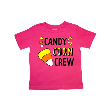 

Inktastic Candy Corn Crew for Halloween Gift Toddler Boy or Toddler Girl T-Shirt
