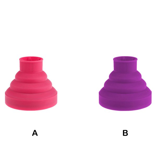 Sèche-cheveux Diffuseur Couverture Lavable Haute Température Résistant à la Silice Gel Sèche-Cheveux Accessoires Outils de Coiffure Maison Rose Rouge