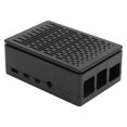 thumbnail image 4 of Protective shell for Raspberry Pi 4B ABS shell reserved all ports for HDMI USB A/V black., 4 of 5