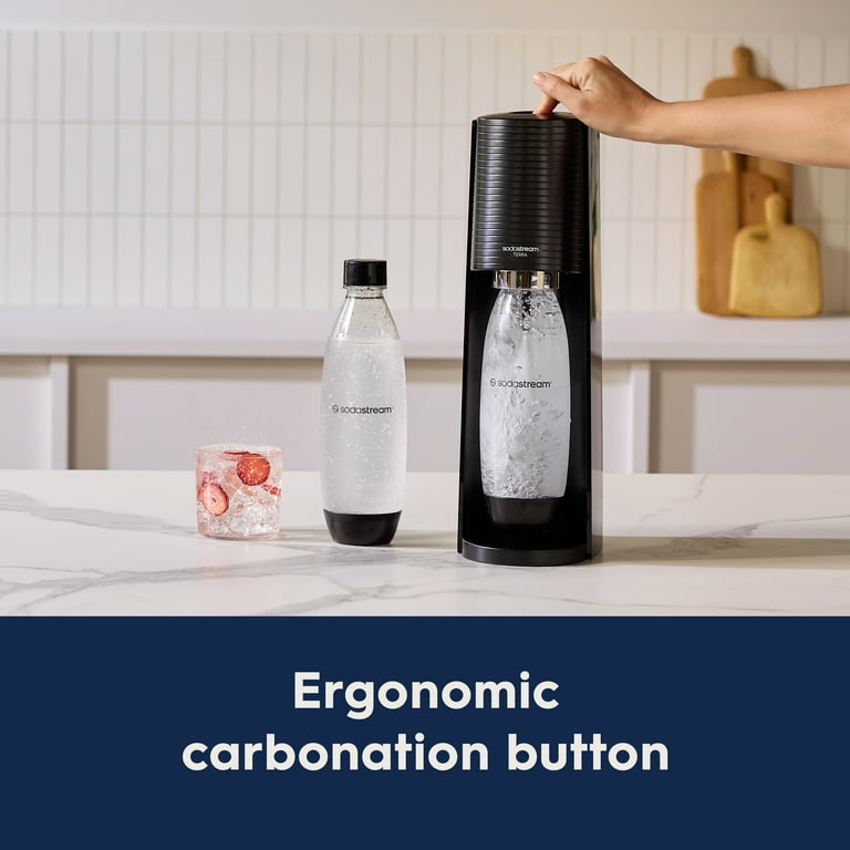 SodaStream Terra (Black) Sparkling Water Maker with CO2 and SodaStream Terra (Black) Sparkling Water Maker with CO2 and