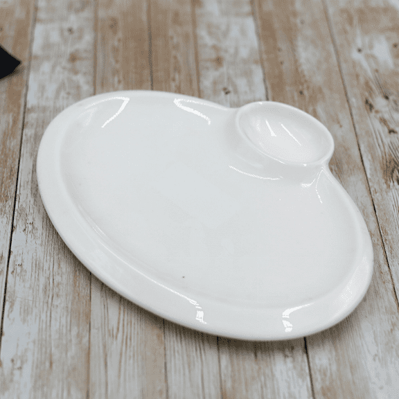 WILMAX FINE PORCELAIN SET OF OVAL PLATTERS (10" / SET OF 6)