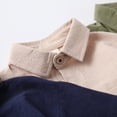 thumbnail image 4 of Toddler boys and girls summer outfit short sleeve shirts top and casual shorts set cute kids clothes Beige 2-3 Years, 4 of 5