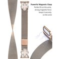 thumbnail image 3 of For Garmin vivoactive 5 GarminActive 5 Milanese Band Electroplated Watch Strap with Clover Connector, 3 of 5