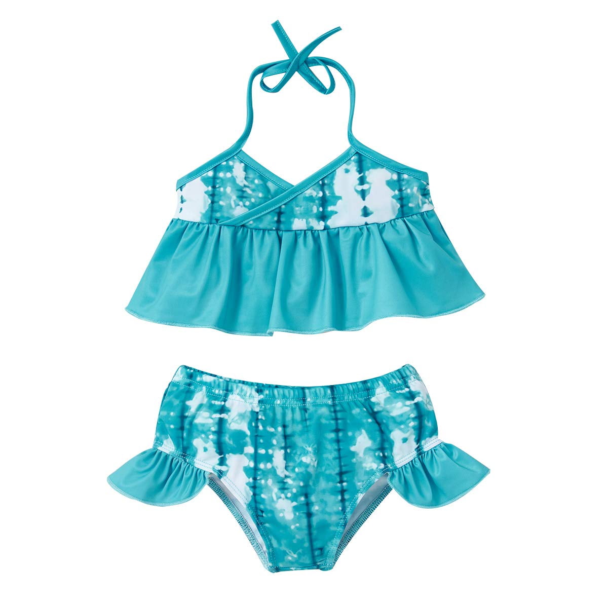 CARETOO Girls Swimsuits TwoPiece Bikini Swimwear Girl Bathing Suits