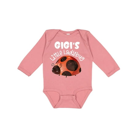 

Inktastic Gigi s Little Ladybug Gift Baby Boy or Baby Girl Long Sleeve Bodysuit