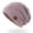 Pink, variant on LIZUOJUN Under $4 Beanie Hats for Women Fashion Mixed Color Fleece Lined Knit Skull Cap Warm Stretchy Winter Cold Weather One Size Black