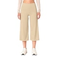 thumbnail image 2 of Duoif Women High Waist Yoga Pants Hollow Out Comfy Stretchy Leggings Compression Plus Size High Waisted Gym Workout Yoga Pants 2026 Womens Bottoms Beige L, 2 of 9