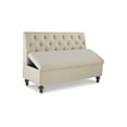 thumbnail image 3 of Signature Design by Ashley Casual Gwendale Entryway Storage Bench, Light Beige, 3 of 7