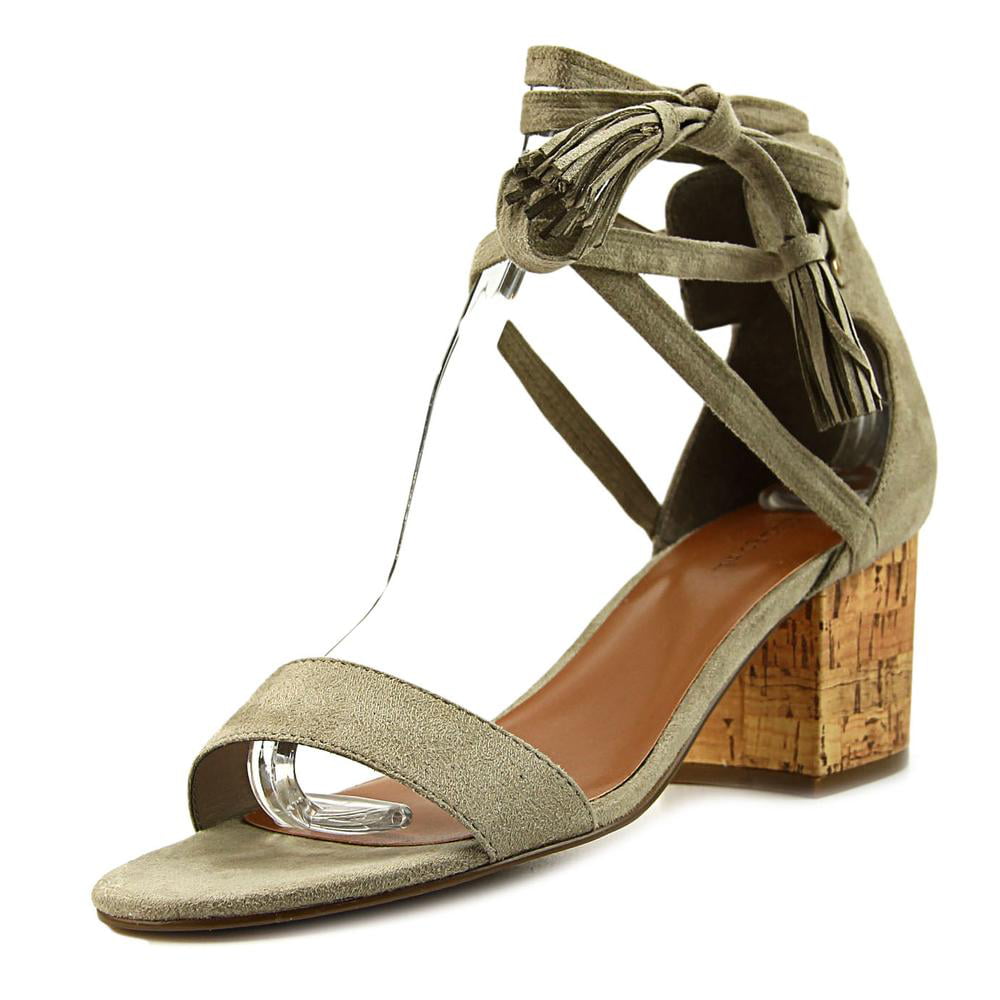 Indigo Rd Womens Elisa Fabric Open Toe Casual Ankle Strap Tan Size