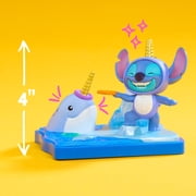 HAPPY HAUL Disney Stitch Goes Wild Scene Setters Blind Box Collectible Figure with Scenic Base & Accessories, 3 in Tall, Short-Run Drop, Ages 8+