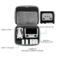 thumbnail image 4 of ziyahi Case Padded Protector Storage Bag Anti-drop Shoulder Bags Pocket with Zipper Carry Handbag Supply Replacement for DJI Mini 3 Pro Set, 4 of 6