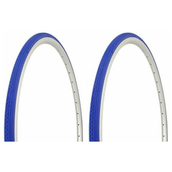 Tire set. 2 Tires. Two Lowrider Two Bike Tires Duro 700 x 23c Blue/Blue Side Wall HF- 2 Bike Tiress