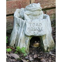 Toad House Garden Toad Frog Green Amphibian Poster Print 24 x 36